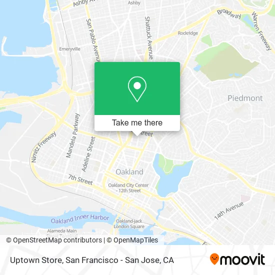 Mapa de Uptown Store