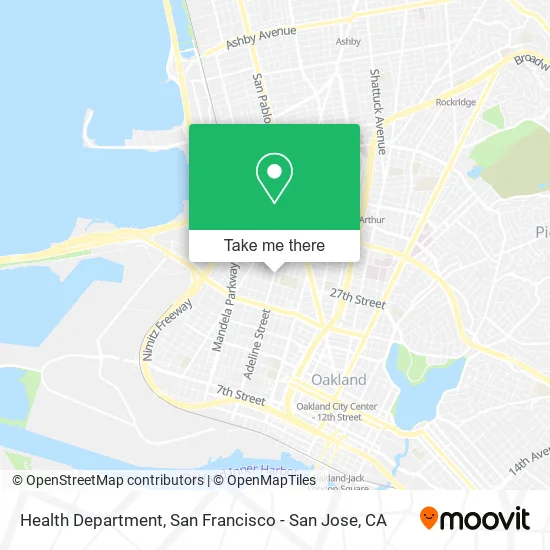 Health Department map