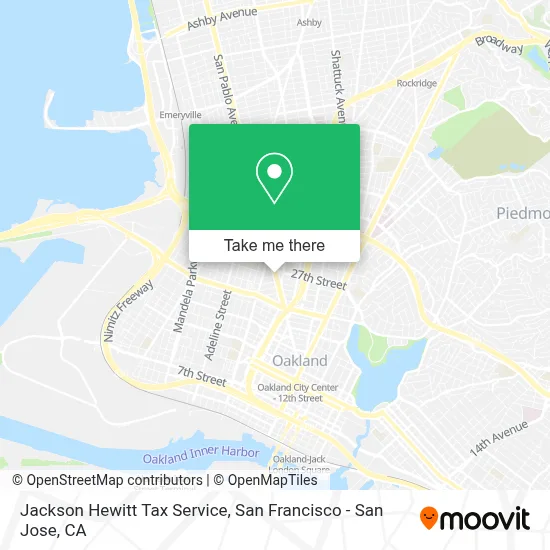 Jackson Hewitt Tax Service map