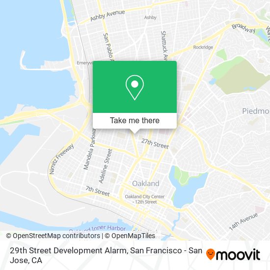 29th Street Development Alarm map