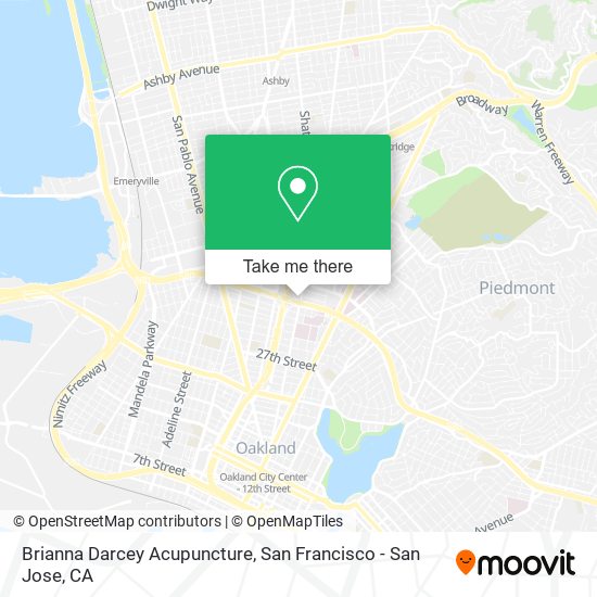 Brianna Darcey Acupuncture map