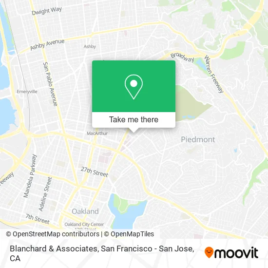 Mapa de Blanchard & Associates