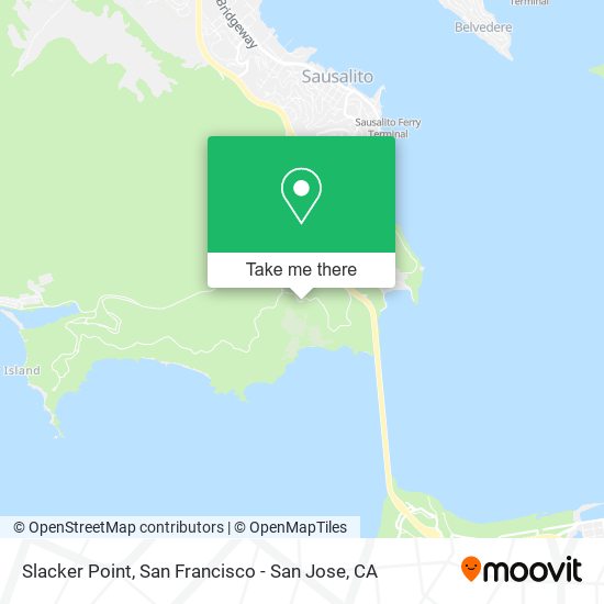 Mapa de Slacker Point