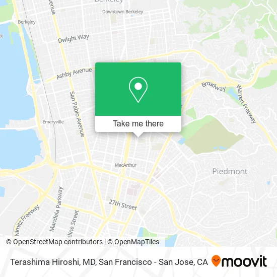Mapa de Terashima Hiroshi, MD