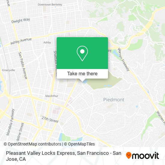 Pleasant Valley Locks Express map