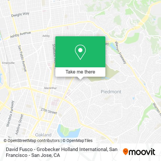Mapa de David Fusco - Grobecker Holland International