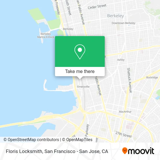 Floris Locksmith map