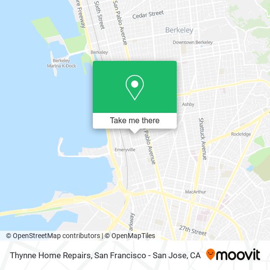 Mapa de Thynne Home Repairs