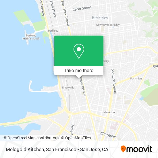 Mapa de Melogold Kitchen