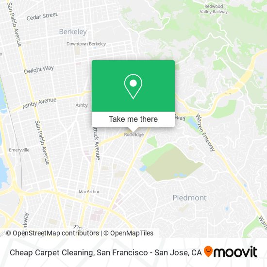 Cheap Carpet Cleaning map