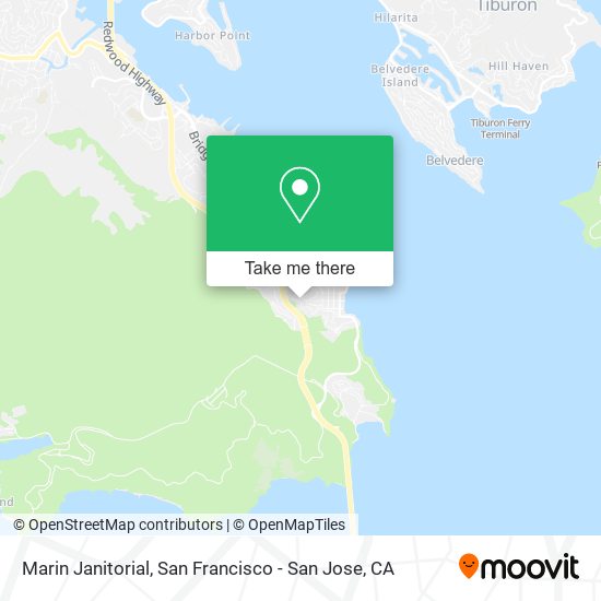 Marin Janitorial map
