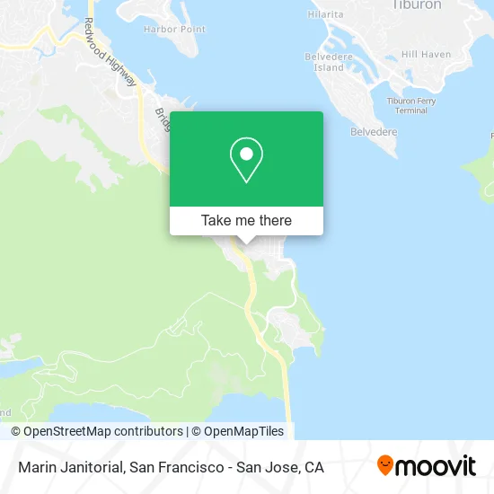 Mapa de Marin Janitorial