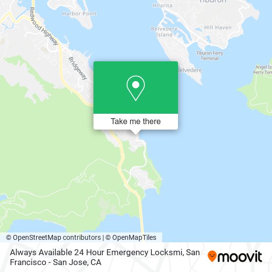 Always Available 24 Hour Emergency Locksmi map