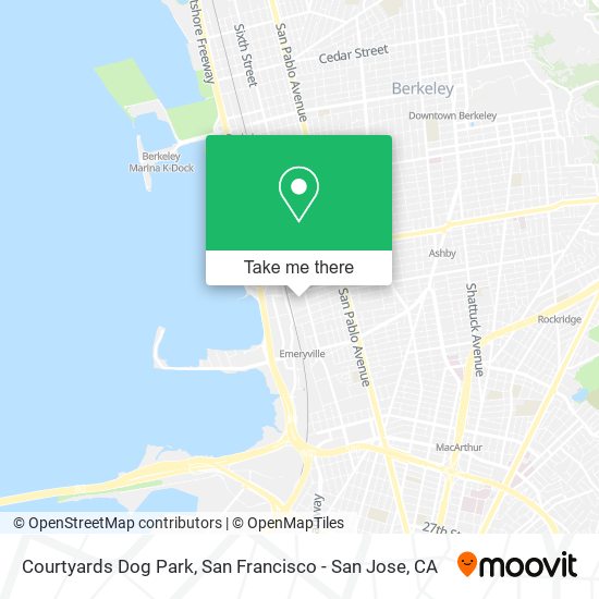 Mapa de Courtyards Dog Park