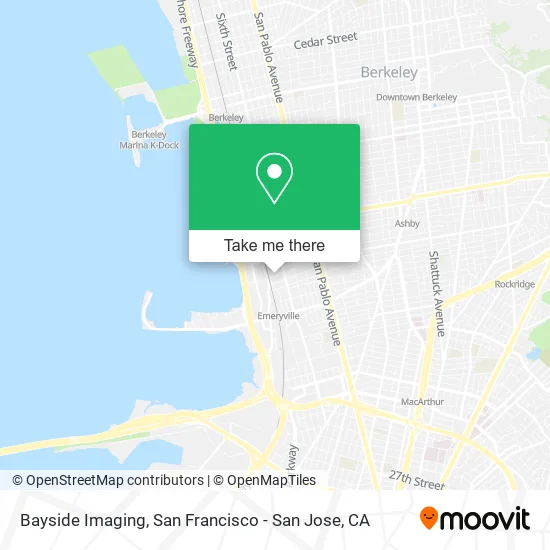 Bayside Imaging map