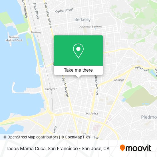 Tacos Mamá Cuca map