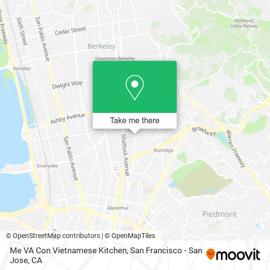 Mapa de Me VA Con Vietnamese Kitchen