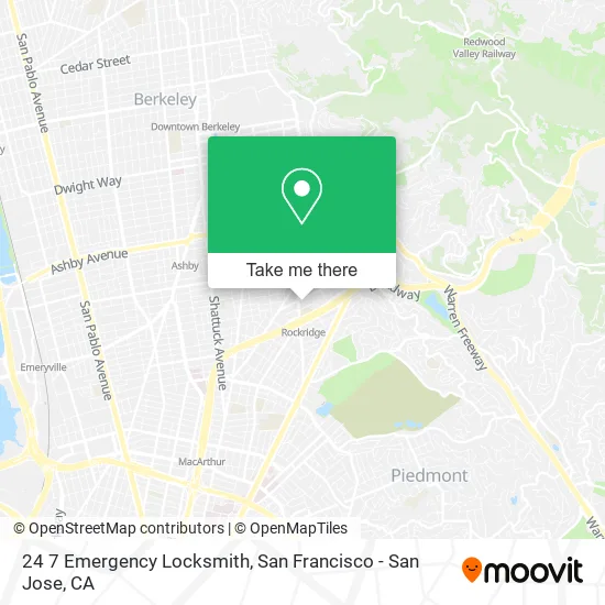Mapa de 24 7 Emergency Locksmith