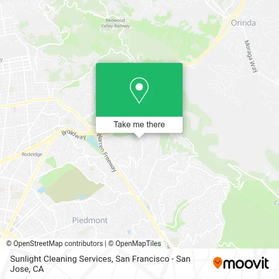 Sunlight Cleaning Services map