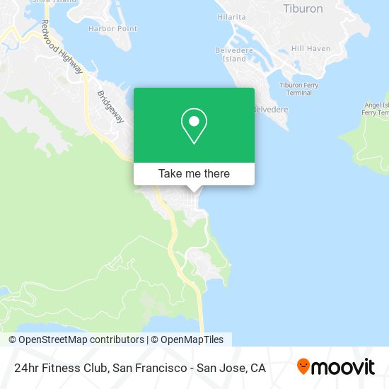 Mapa de 24hr Fitness Club