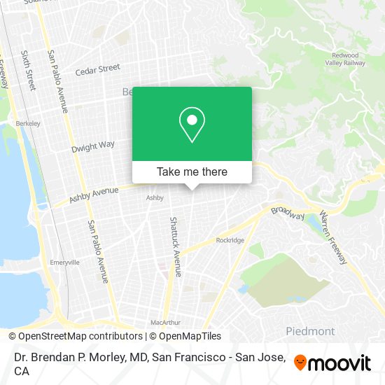 Mapa de Dr. Brendan P. Morley, MD