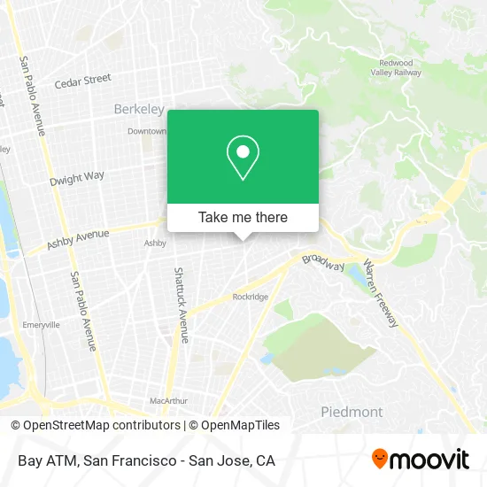 Bay ATM map