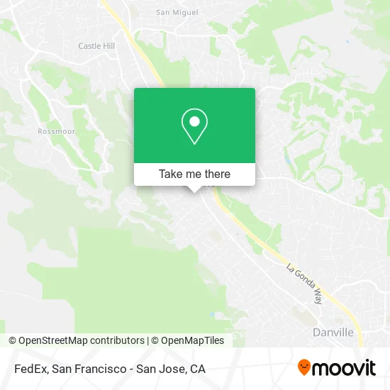 Mapa de FedEx