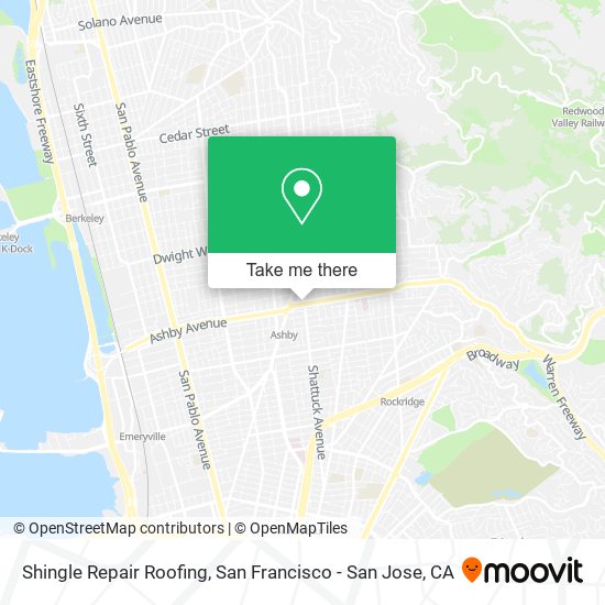 Shingle Repair Roofing map