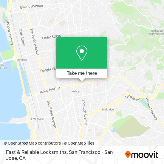Fast & Reliable Locksmiths map