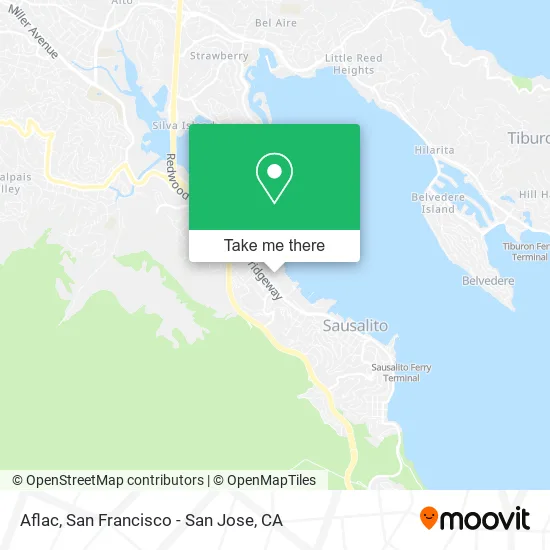 Mapa de Aflac