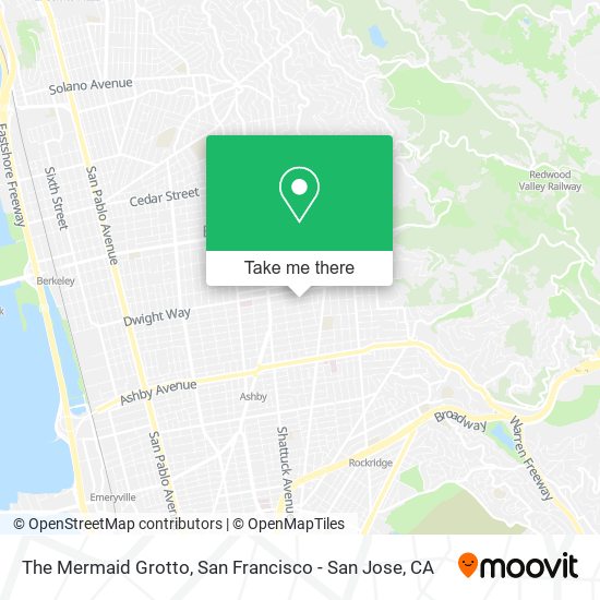 The Mermaid Grotto map