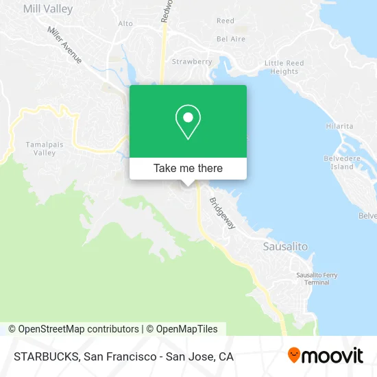 STARBUCKS map