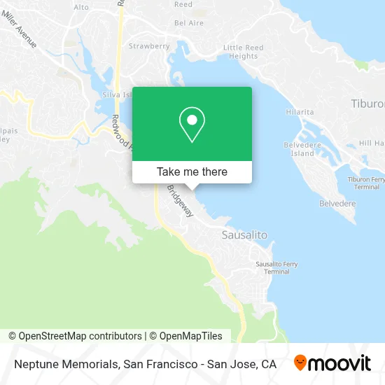 Neptune Memorials map