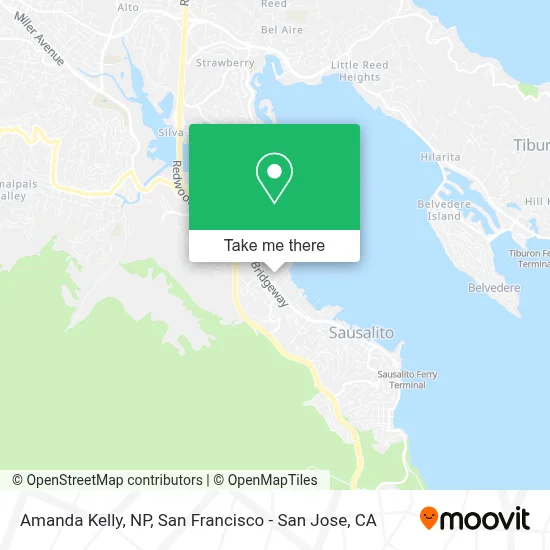 Amanda Kelly, NP map