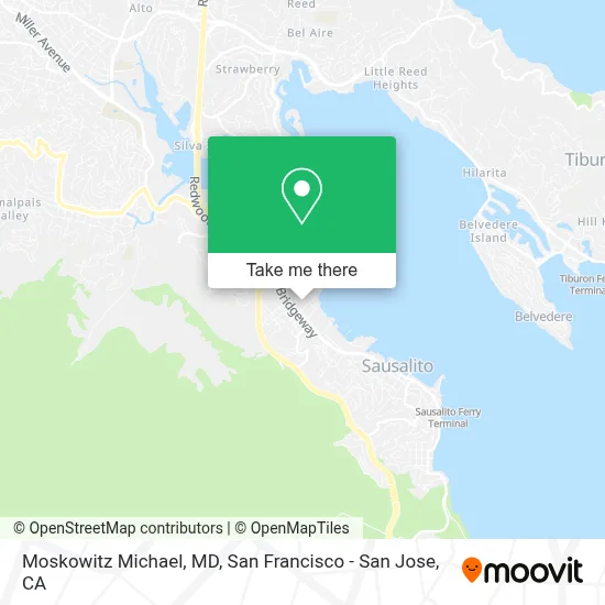 Moskowitz Michael, MD map