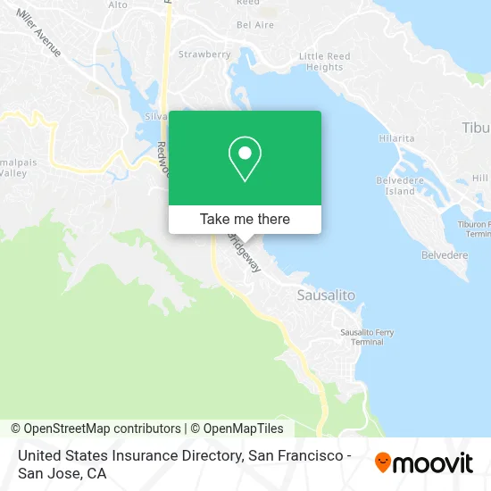 United States Insurance Directory map