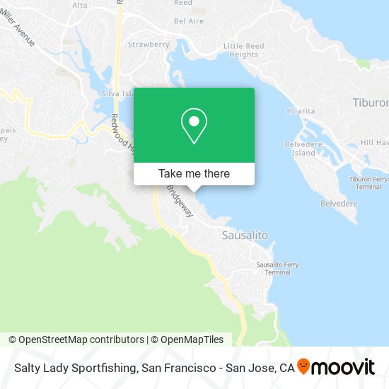 Salty Lady Sportfishing map