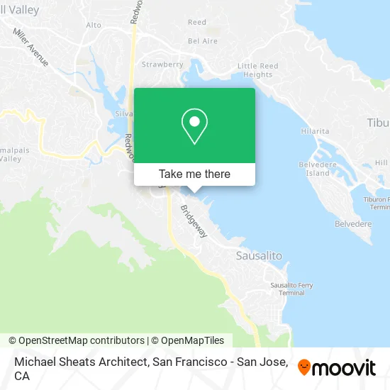 Michael Sheats Architect map