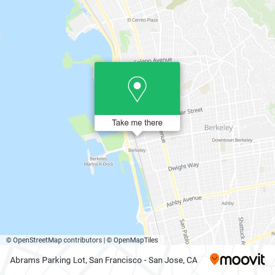 Abrams Parking Lot map