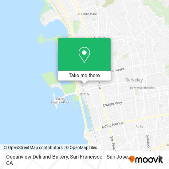 Oceanview Deli and Bakery map