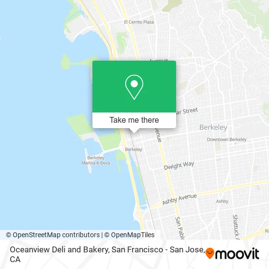 Mapa de Oceanview Deli and Bakery