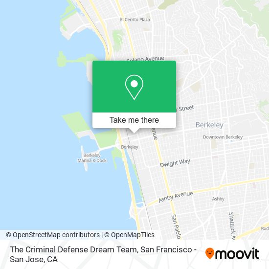 The Criminal Defense Dream Team map