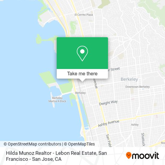 Hilda Munoz Realtor - Lebon Real Estate map