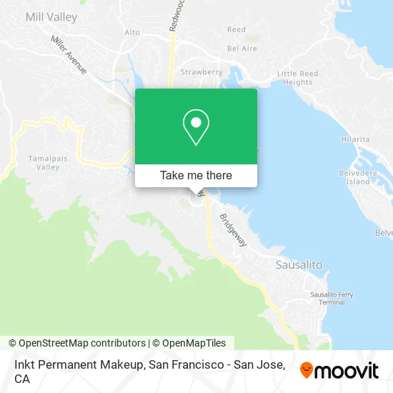 Inkt Permanent Makeup map