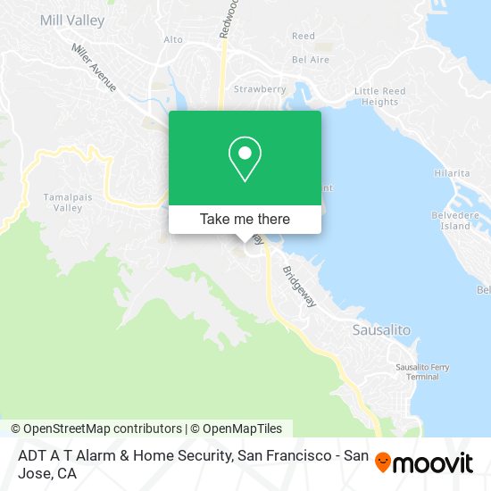 ADT A T Alarm & Home Security map