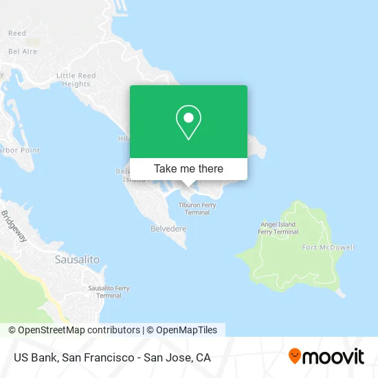 Mapa de US Bank