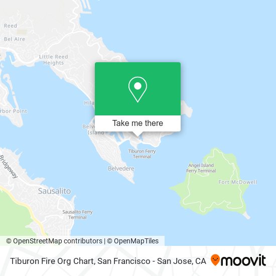 Tiburon Fire Org Chart map