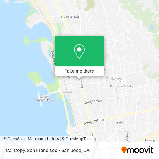 Cal Copy map