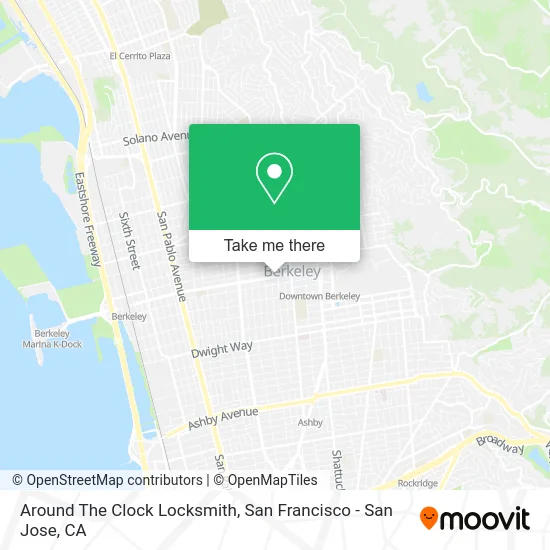 Around The Clock Locksmith map