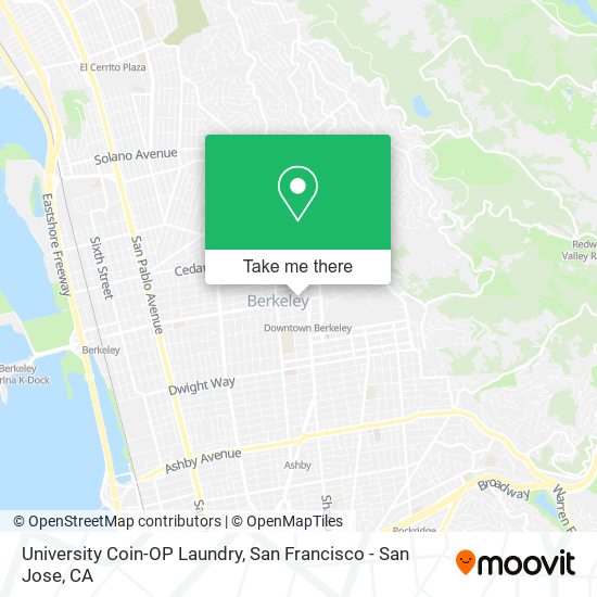 University Coin-OP Laundry map